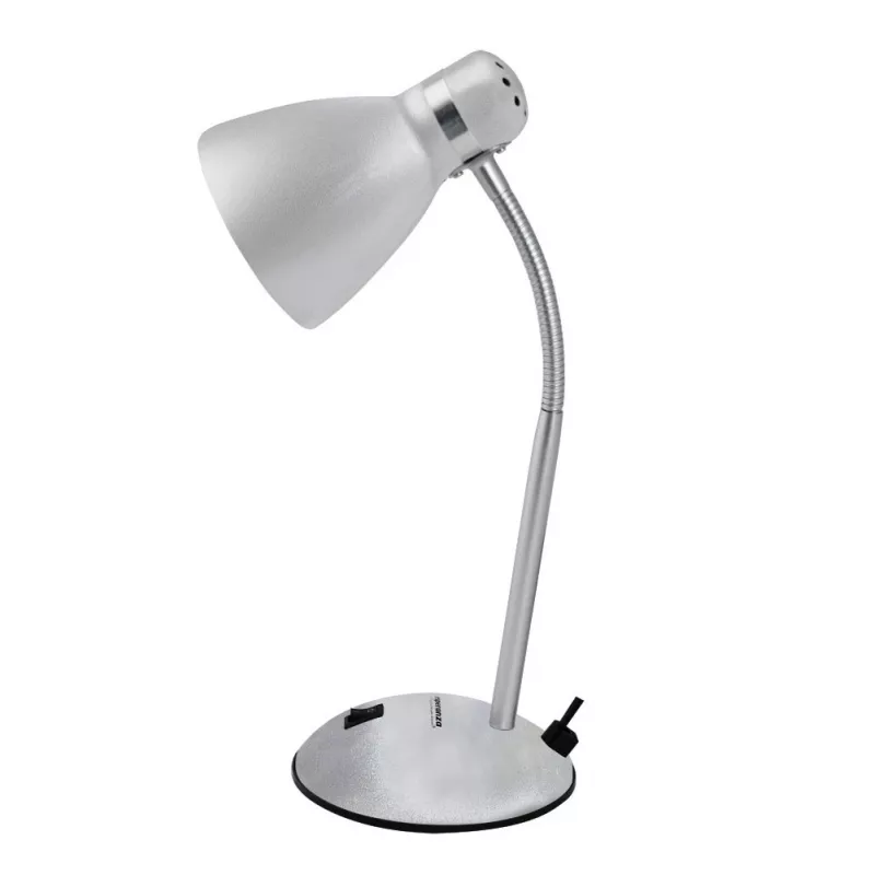 Lámpara de mesa Esperanza ELD113S E27 12 W LED plateada
