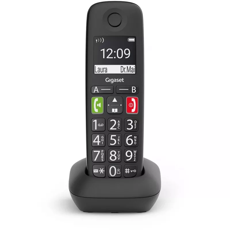 Gigaset Hearing Aid.DECT E290HX terminal inalámbrico adicional, negro