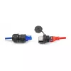 Conector hembra RJ45 Cat.6A DeLOCK IP67 impermeable antipolvo negro