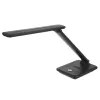 Lámpara de mesa LED MACLEAN MCE614B — regulable, brazo plegable ajustable, 9W, 3000K/4500K/6500K, negra