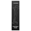 Bomba de mano para bicicleta Rockbros 42310006001 con manómetro Negra