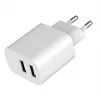Cargador Gembird TA-UC-2A12-01 Indoor AC 2.4A 2 USB blanco