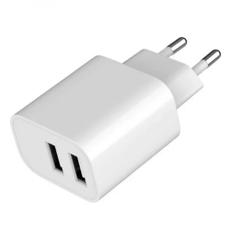 Cargador Gembird TA-UC-2A12-01 Indoor AC 2.4A 2 USB blanco