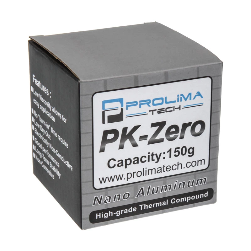 Pasta térmica PROLIMATECH PK-Zero 8 W/m·K — 150 g de pasta térmica