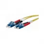 METZ CONNECT 151P1JOJO10E. Longitud del cable: 1 m, Tipo de fibra óptica: OS2, Conexión 1: 2x LC, Conexión 2: 2x LC, Diámetro del núcleo: 9 µm, Conector