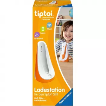 tiptoi Ladestation Ravensburger 00111 estación de carga para interiores para lápiz stylus naranja blanco