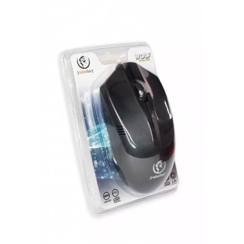 Ratón con cable Rebeltec RBLMYS00053 USB