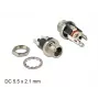 Conector de cables DeLOCK 89910 DC negro níquel