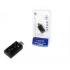Tarjeta de sonido externa USB LOGILINK UA0078, 7.1 canales, interfaz USB, compacta 124×194×34 mm, 80 g