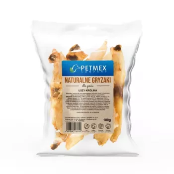 Snacks masticables para perros PETMEX oreja de conejo - 100 g