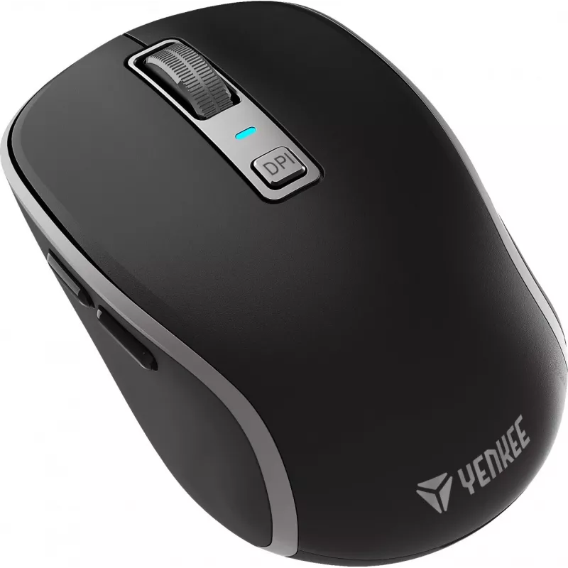 Ratón inalámbrico Dual WiFi+Bluetooth, batería recargable, 5 botones