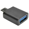 Adaptador USB Eaton Tripp Lite Series USB 3.1 Gen 1.5 USB-C a USB Type-A M/F 5 Gbps tablet smartphone - Adaptador USB - USB Type-A (H) a USB-C de 24 pines (M) - USB 3.1 - negro (U428-000-F)
