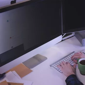 Filtro de privacidad Qoltec GDPR 23 | 16:9 | Eye Care | Panoramic
