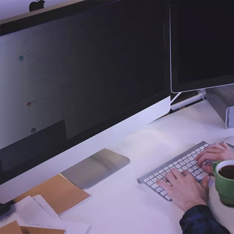 Filtro de privacidad Qoltec GDPR 23 | 16:9 | Eye Care | Panoramic