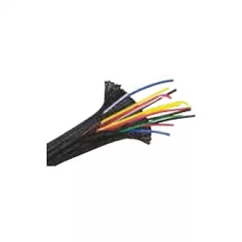 Bachmann Automatic Wrap 930.902 Funda trenzada para cables, 25 mm, negro, 3 m