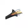 Bachmann Automatic Wrap 930.902 Funda trenzada para cables, 25 mm, negro, 3 m
