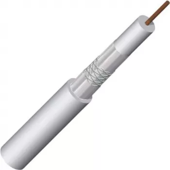 Cable coaxial Triax KOKA 110 A+ 250 m rojo - blanco (151612)