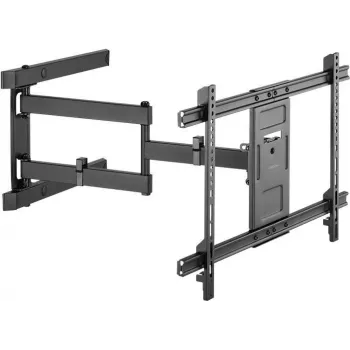 LogiLink - soporte de pared para TV LCD / TV LCD curva (Full-Motion) - plástico, acero, acrilonitrilo butadieno estireno (ABS) - negro - tamaño de pantalla: 94-203 cm (37-80