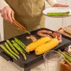 Parrilla de mesa Magnet 1800, plancha eléctrica negra/plata, 1.800 vatios