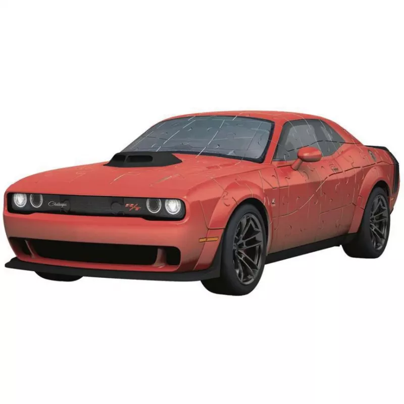 Puzzle 3D Ravensburger Dodge Challenger R/T Scat Pack Widebody – serie Iconics, réplica a escala