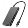 Belkin Connect, USB Type-C, HDMI, USB 2.0 Type-A, USB Type-C, 5000 Mbit/s, 60 Hz, 3840 x 2160 píxeles, negro