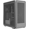 Caja de PC semitorre Cooler Master MasterFrame 600 Mesh plata — compatible con ATX/EATX, frontal 2×200mm, unidades 2,5