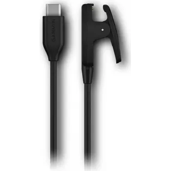 Clip para cable de carga GARMIN 010-13289-00 USB-C negro para dispositivos Garmin compatibles