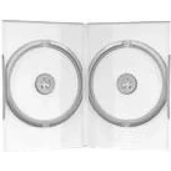 MediaRange – Estuche jewel case para DVD – Capacidad: 2 CD, 2 DVD – transparente (BOX26)