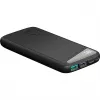 Batería externa de carga rápida 10.000 mAh (negra, USB-C PD, QC 3.0, 10.000 mAh)