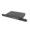 Lanberg RSFE-16P-2C-150 switch PoE+ no gestionable, 16x 10/100 PoE+, 2x combo Gigabit, 150 W, rack 1U