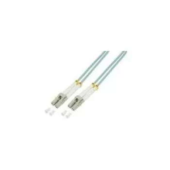 Logilink - Cable de conexión - LC multimodo (M) - LC multimodo (M) - 7,5 m - fibra óptica - 50/125 micrómetros - OM3 - libre de halógenos - aguamarina (FP3LC07)