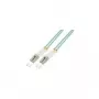 Logilink - Cable de conexión - LC multimodo (M) - LC multimodo (M) - 7,5 m - fibra óptica - 50/125 micrómetros - OM3 - libre de halógenos - aguamarina (FP3LC07)