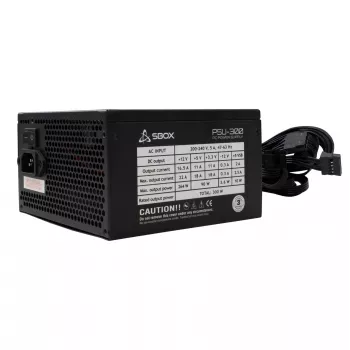 Fuente de alimentación SBOX PSU-300 ATX salida 300W, modelo PSU-300/R