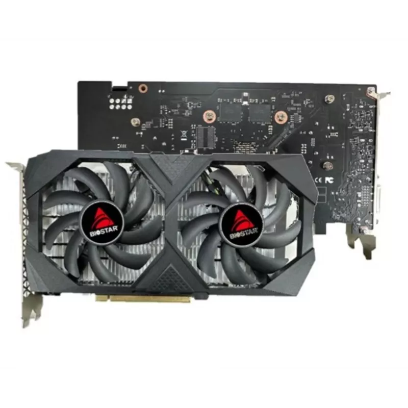 Tarjeta gráfica BIOSTAR GeForce RTX 3050 6GB GDDR6 PCIe 4.0, 2304 núcleos CUDA, 96 bits, 2 ventiladores, 225×43 mm