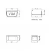 DeLOCK tapa protectora para conector hembra VGA 60162