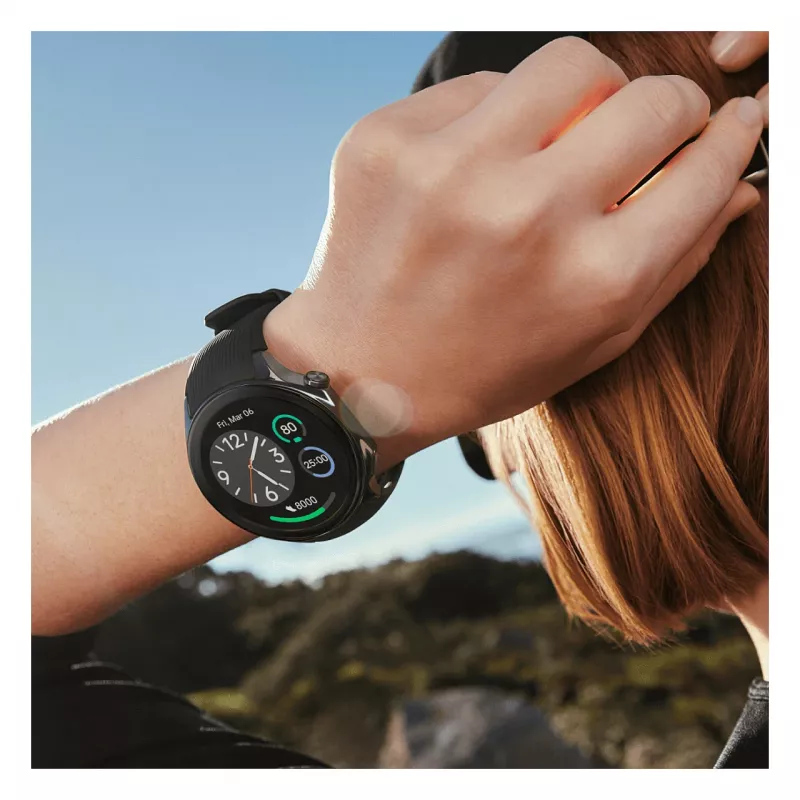 OnePlus Watch 2 - 46 mm - smartwatch con correa - fluoroelastómero - tamaño de muñeca: 140-210 mm - pantalla 3,63 cm (1,43