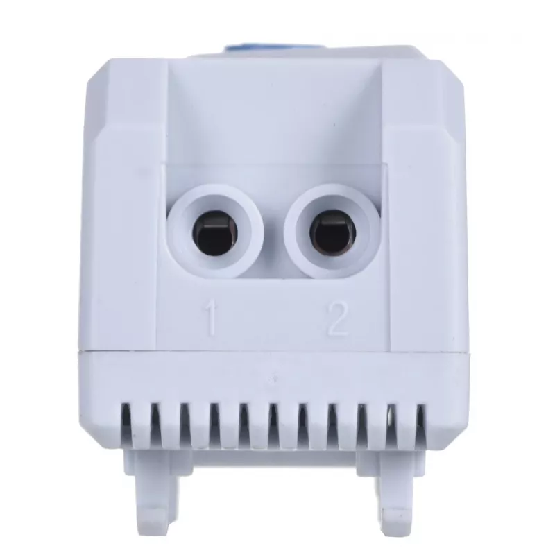 Termostato Alantec KTS, mando giratorio, IP20, carcasa de plástico, gris, -45–70°C, 60×33×43 mm