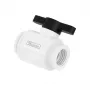 Válvula de bola Barrow TLQFS-V1 10 mm G1/4, blanco/negro