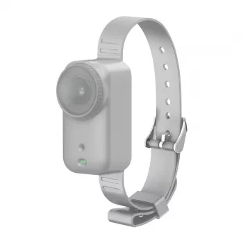 Correa de silicona / collar para mascotas Puluz para DJI Osmo Nano (gris)
