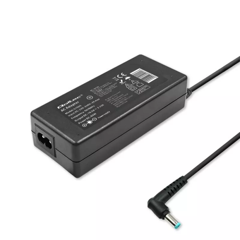 Fuente de alimentación Qoltec 51555 para interiores 65W negro