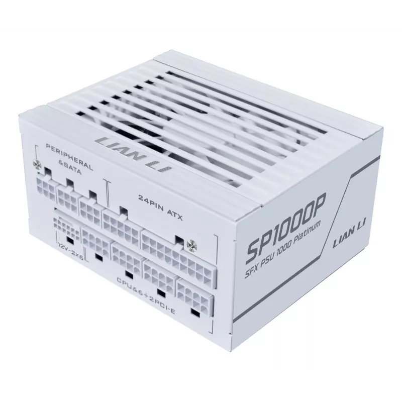 Fuente de alimentación Lian Li SP Series Platinum SFX totalmente modular PCIe 5.1 ATX 3.1 1000W (G9P.SP1000P.W000.EU)