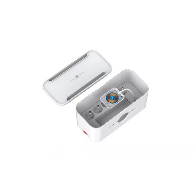 Regleta de alimentación Energizer EPB2500W03EU — cable de 2 m, 5 tomas, 2500 W, interior, blanco