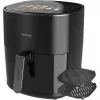 Freidora de aire Cecotec Cecofry&Grill Duoheat 6500, 6,5 L, 2200 W, LCD táctil, negra