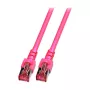 Cable de red RJ45 Cat.6 S/FTP LSZH magenta 0,5m EFB-Elektronik fabricante: EFB Elektronik (K5519.0,5)