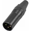Conector XLR de 3 polos Omnitronic modelo protegido IP 30208435, conector de cable de audio macho/hembra