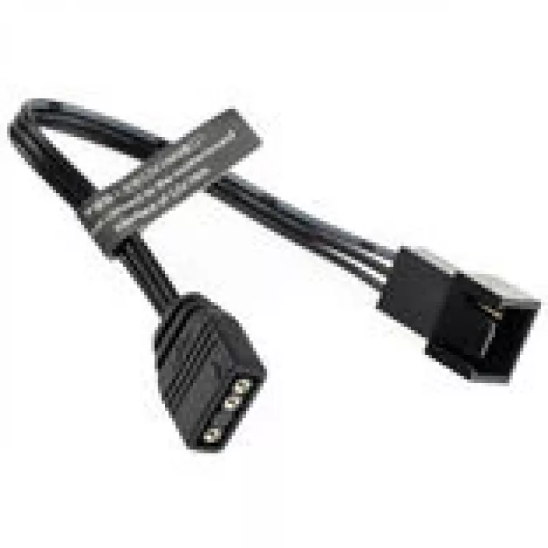 Cable adaptador ARGB Barrow ZBDZJX-5M – 3-Pin 5V RGB direccionable, longitud 10 cm
