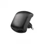 Adaptador de carga USB 230V a 2x USB (2A) – cargador de viaje (negro gomado)