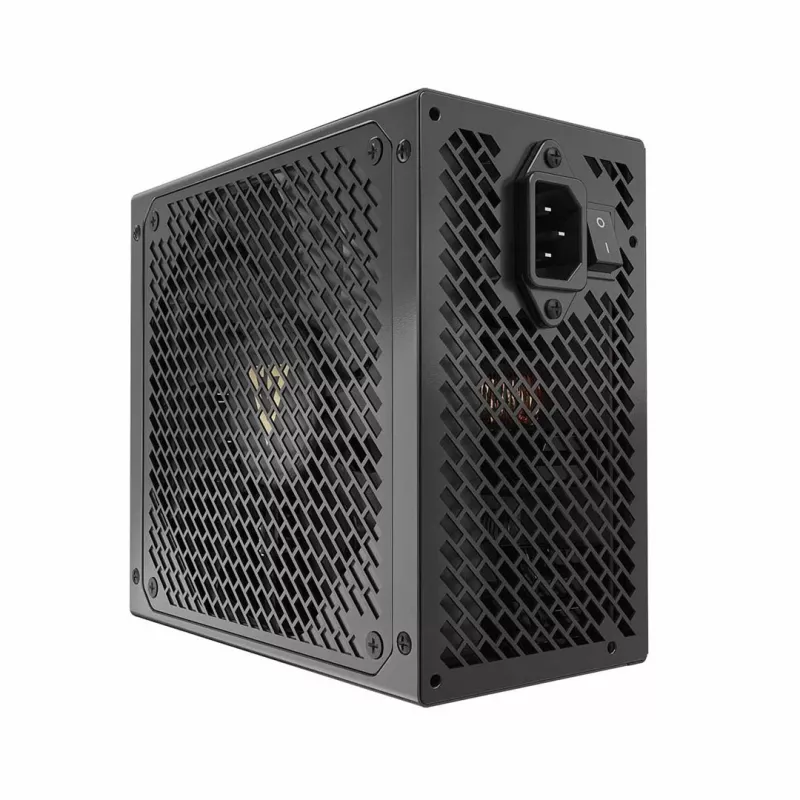 Fuente de alimentación MODECOM VOLCANO HEX GOLD 750W, 80 PLUS Gold, ATX 3.1, modular, ventilador de 14 cm