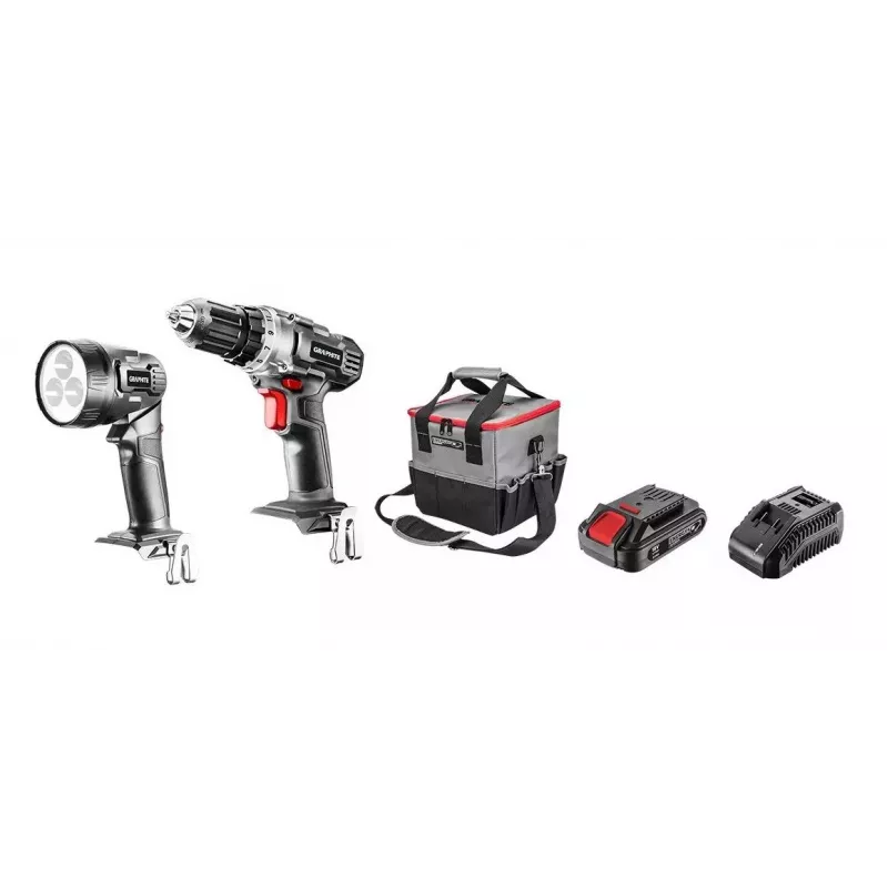 Set de herramientas eléctricas GRAPHITE 5 piezas 58G016