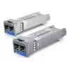 Transceptor de fibra óptica SFP+ Ubiquiti UACC-OM-SM-10G-D-2 10 Gbps 1310 nm LC Monomodo 10 km (pack de 2)